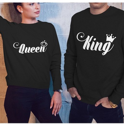 Felpa di Coppia - King e Queen