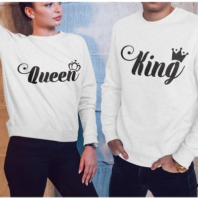 Felpa di Coppia - King e Queen