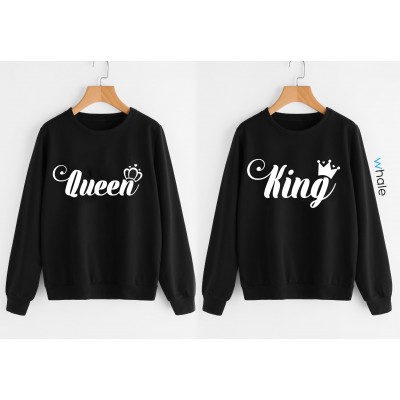 Felpa di Coppia - King e Queen