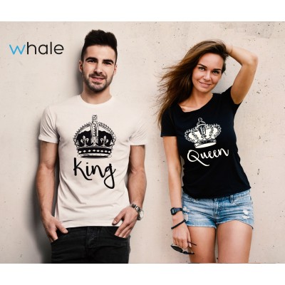 tshirts di Coppia - King e Queen