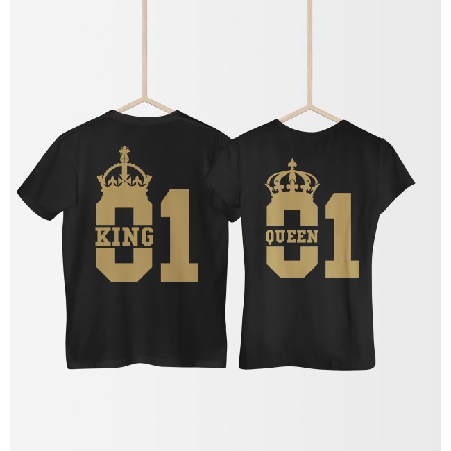 tshirts di Coppia - King 01 e Queen 01