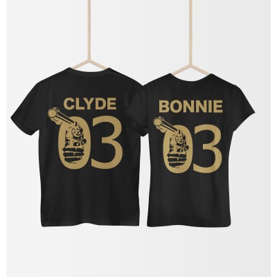 tshirts di Coppia - Bonnie 03 Clyde 03