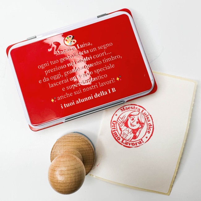 Timbro Personalizzato Maestra