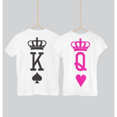 tshirts di Coppia - King e Queen