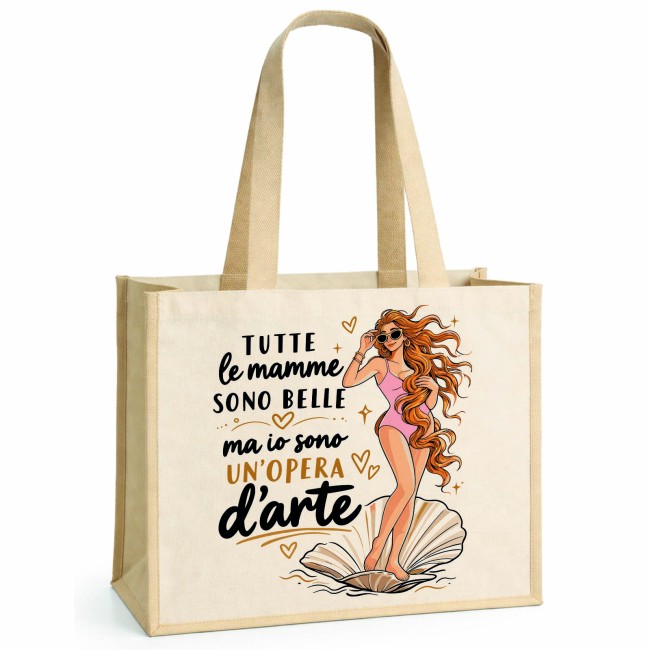 Shopper in tela “Un’opera...