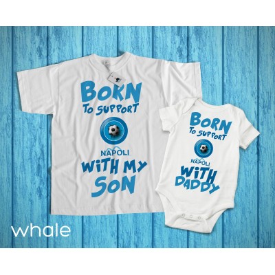 Bodino e Tshirt neonato napoli ssc napoli