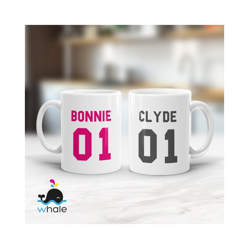 Tazze di Coppia Bonnie e Clyde Tazze di Coppia Bonnie e Clyde