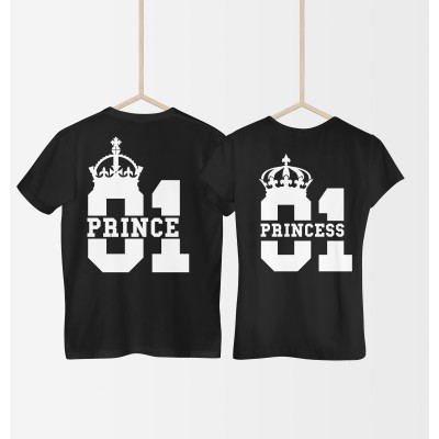 tshirts di Coppia - Prince 01 Princess 01