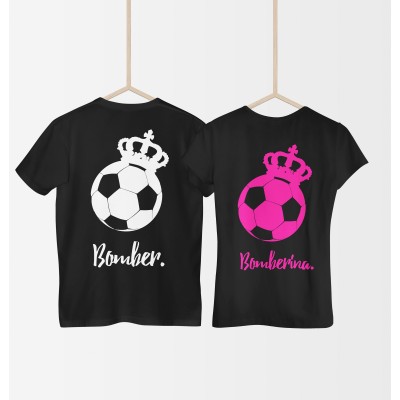 Tshirts di Coppia Bomber & Bomberina Tshirts di Coppia Bomber & Bomberina