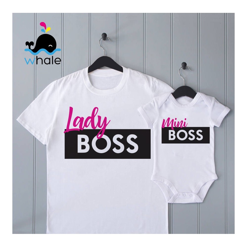 Bodino e Tshirt Lady Boss mini boss