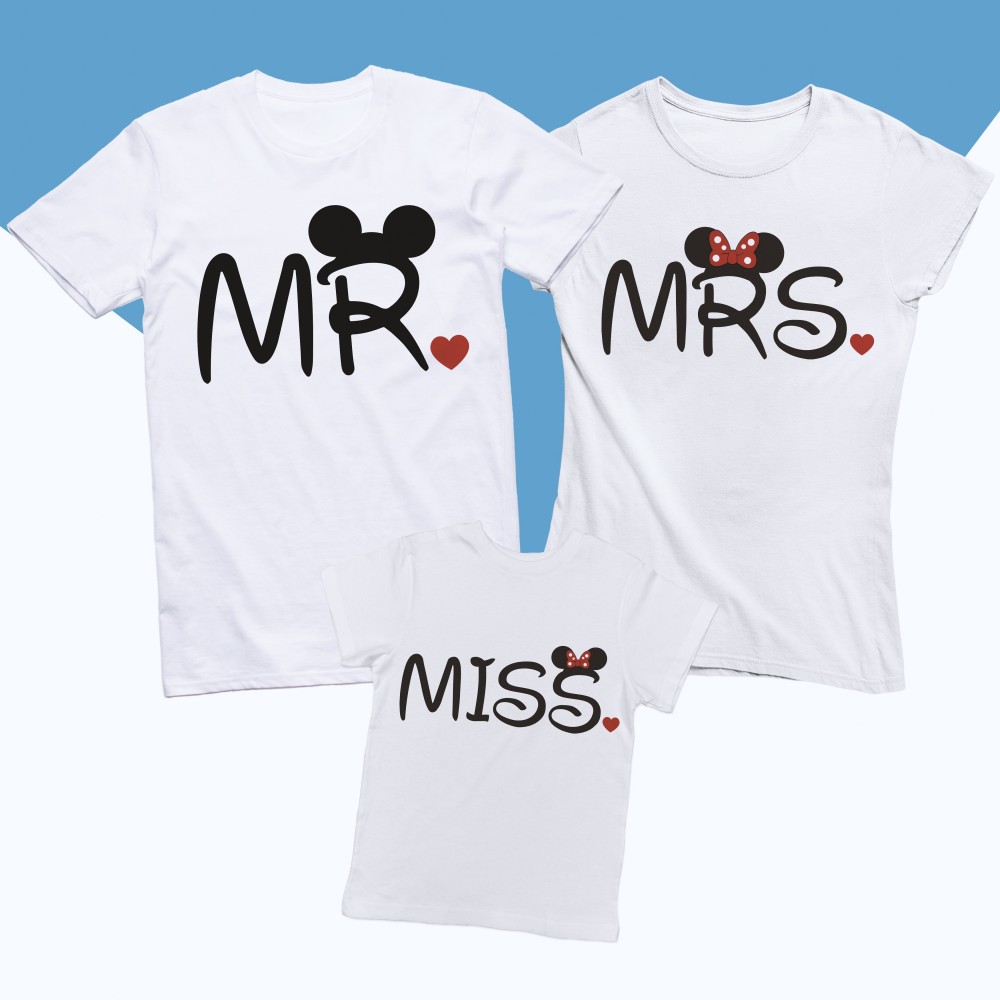 T-shirts Mrs. Mr. and Miss Disney T-shirts Mrs. Mr. and Miss Disney