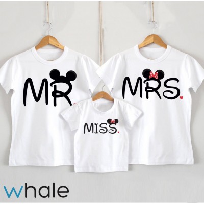 T-shirts Mrs.  Mr. and Miss Disney