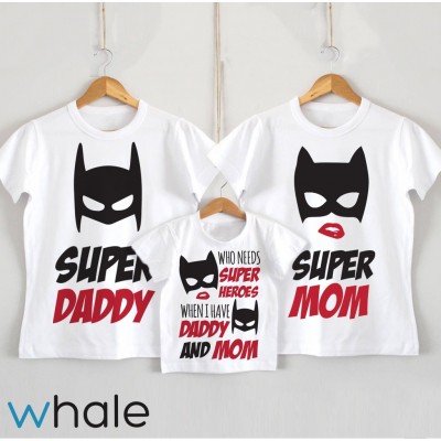 T-shirts Super Mom AND Super Daddy