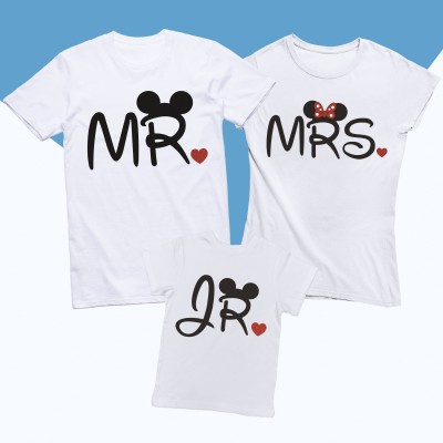 T-shirts Mrs.  Mr. and Miss Disney