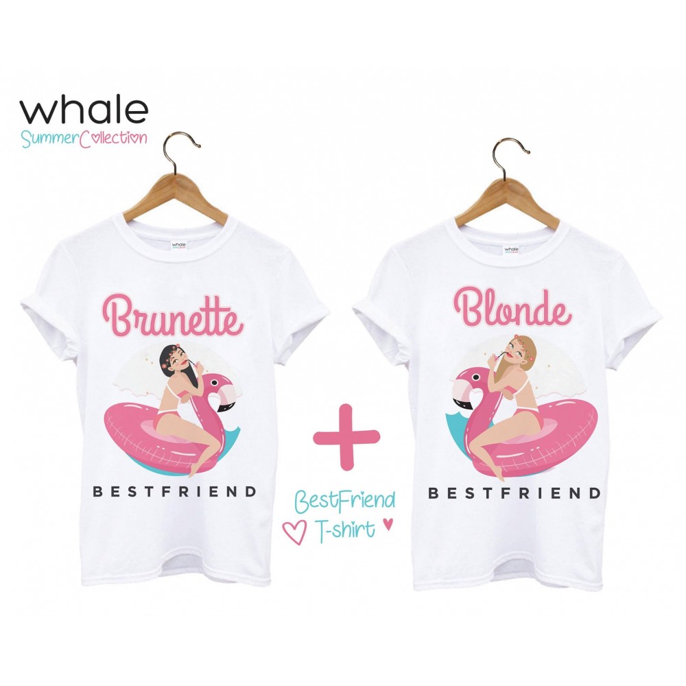 T-shirts BestFriends - Fenicotteri T-shirts BestFriends - Fenicotteri