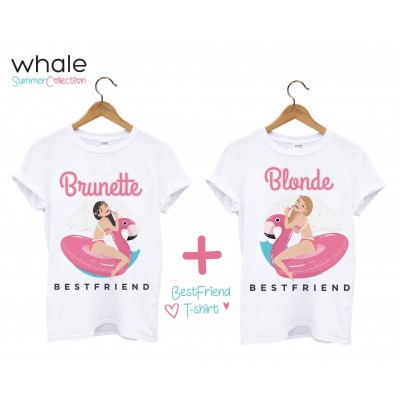 T-shirts BestFriends - Fenicotteri T-shirts BestFriends - Fenicotteri