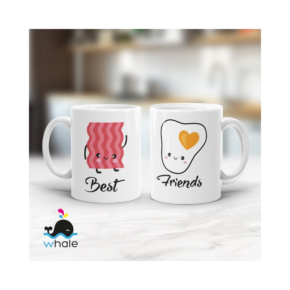 Tazze Bestfriends - Uova & Bacon