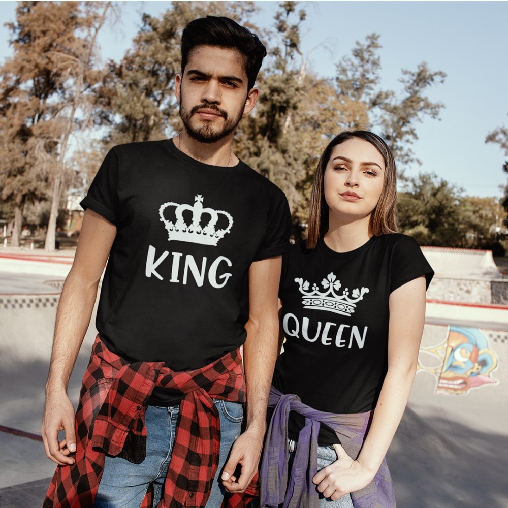 T-shirts di Coppia - King & Queen