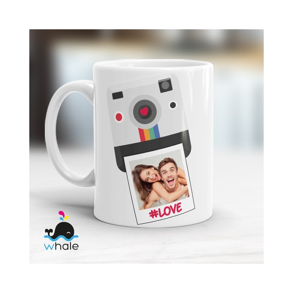 Tazza Polaroid Personalizzata con Foto