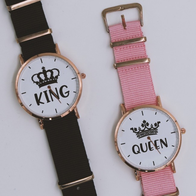 Coppia di Orologi - King & Queen