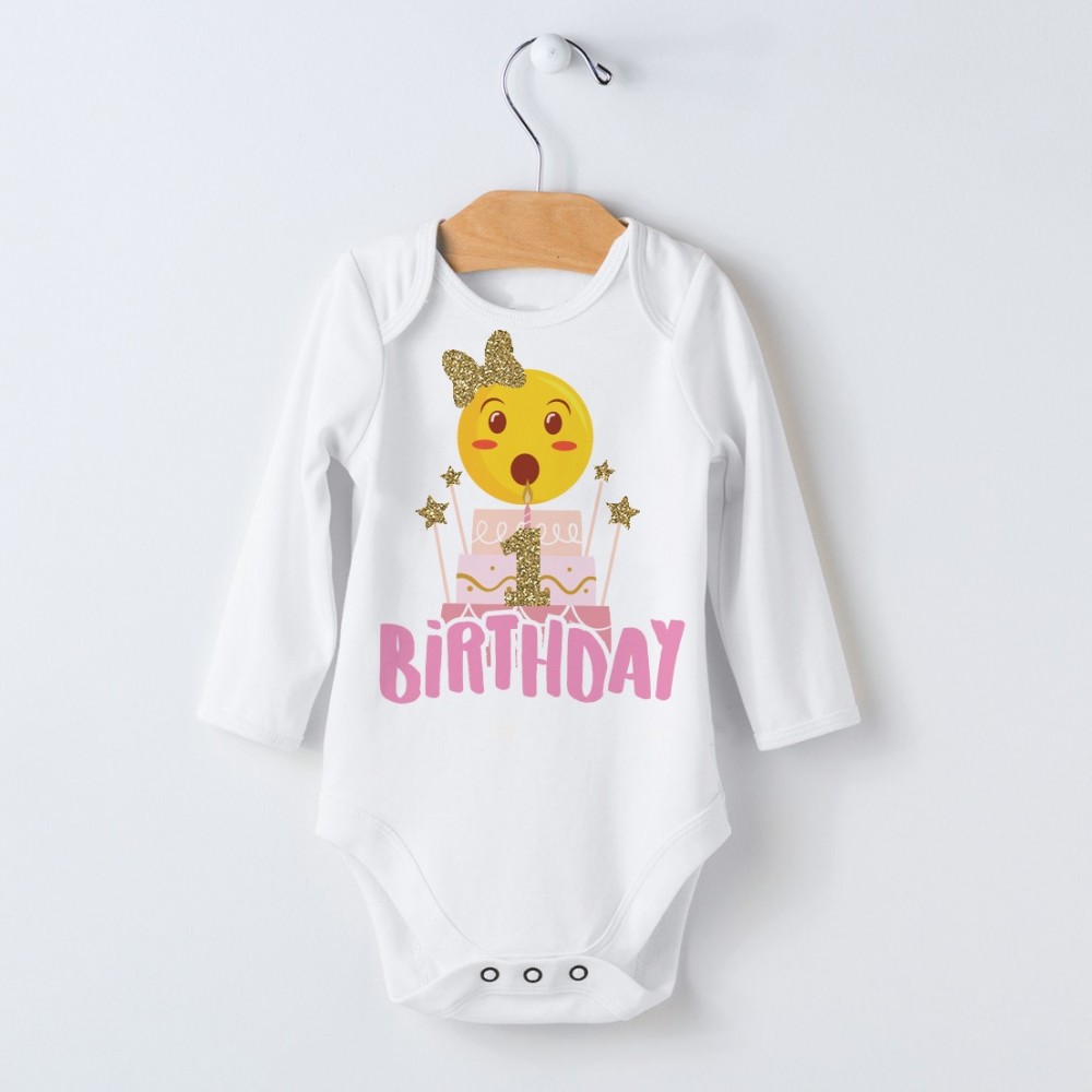 T-shirt 1° Compleanno Tema Emoji