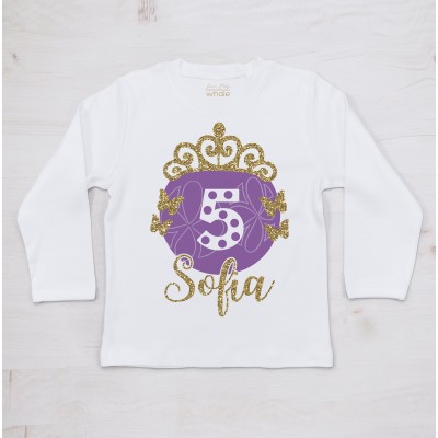 T-shirt 1° Compleanno Sofia la Principessa