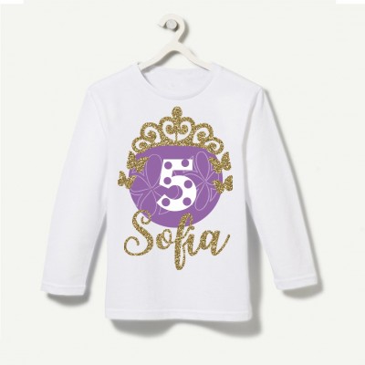 T-shirt 1° Compleanno Sofia la Principessa
